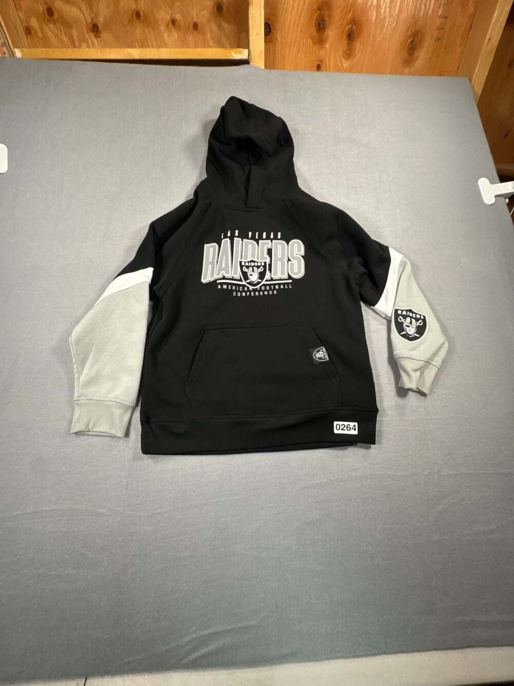 NFL Team Apparel Las Vegas Raiders Youth Pullover Hoodie